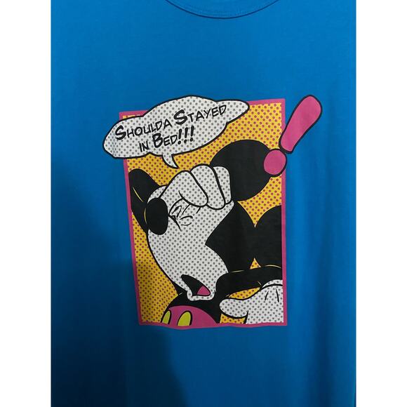 Disney Night Shirt OSFM Blue Mickey Mouse - Picture 3 of 4